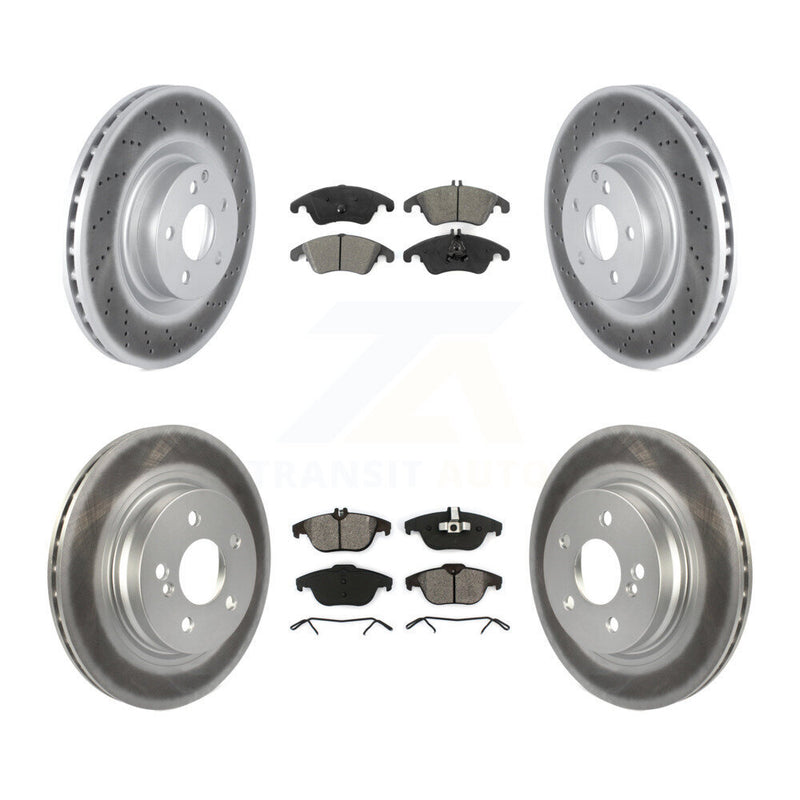 Transit Auto KGS-102277 Disc Brake Kit for 2010-2016 Mercedes-Benz E550 - Front and Rear