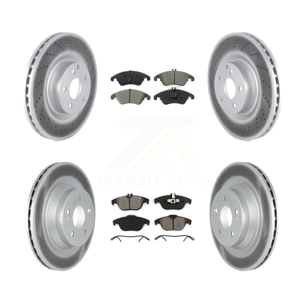 Transit Auto KGS-102279 Disc Brake Kit for 2010-2016 Mercedes-Benz E550 - Front and Rear