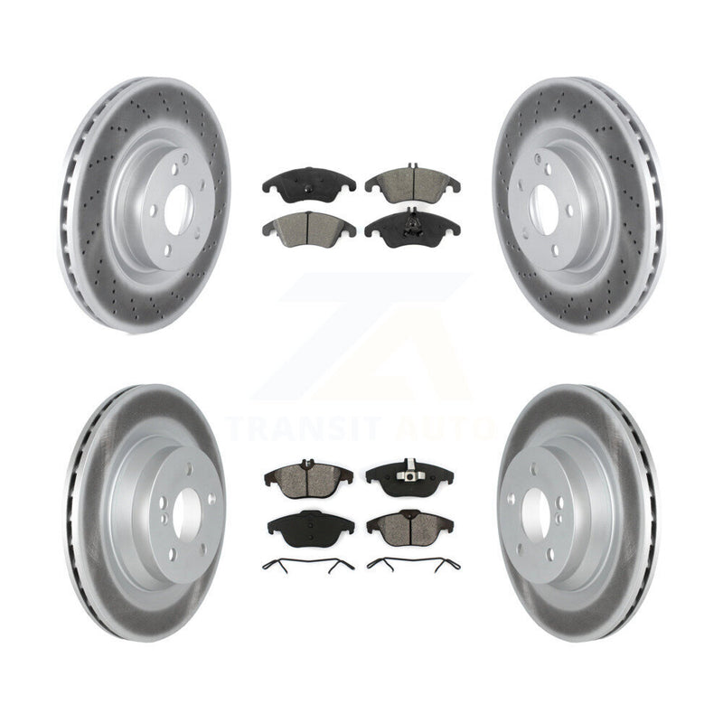 Transit Auto KGS-102279 Disc Brake Kit for 2010-2016 Mercedes-Benz E550 - Front and Rear