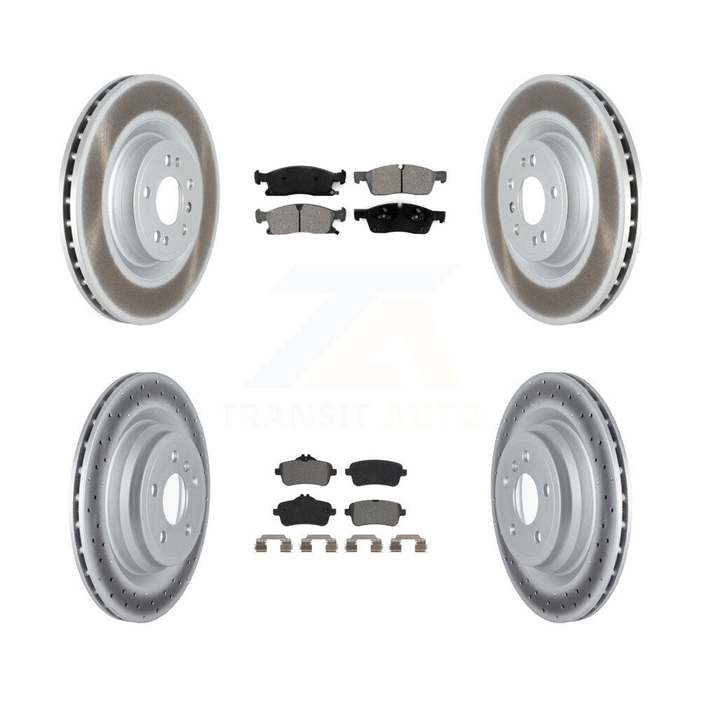 Transit Auto KGS-102287 Disc Brake Kit for 2016-2019 Mercedes-Benz GLE400 - Front and Rear