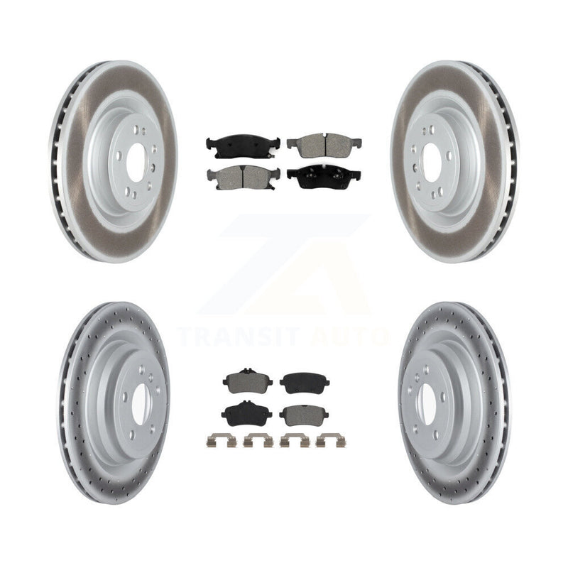 Transit Auto KGS-102287 Disc Brake Kit for 2016-2019 Mercedes-Benz GLE400 - Front and Rear