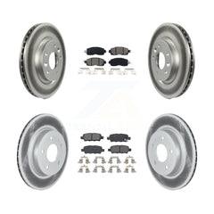 Transit Auto KGS-102292 Disc Brake Kit for 2017 Nissan LEAF - Front and Rear