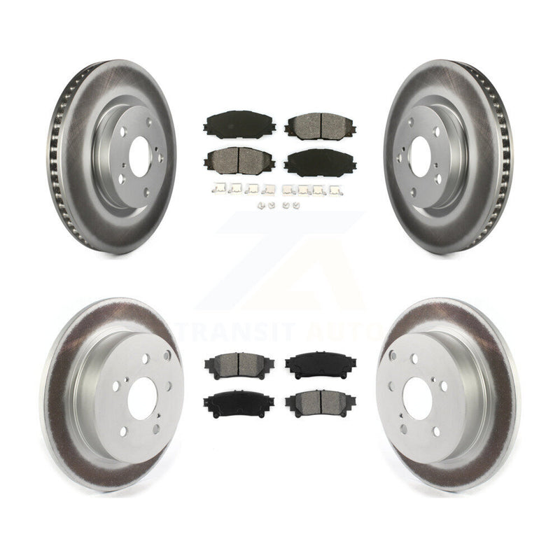Transit Auto KGS-102296 Disc Brake Kit for 2016-2020 Toyota Mirai - Front and Rear