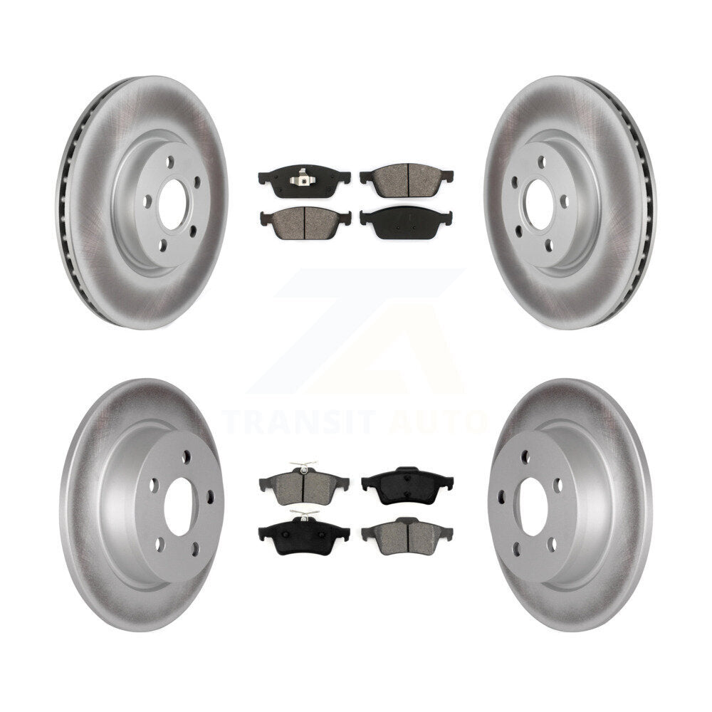 Transit Auto KGS-102297 Disc Brake Kit for 2018-2023 Ford Transit Connect - Front and Rear