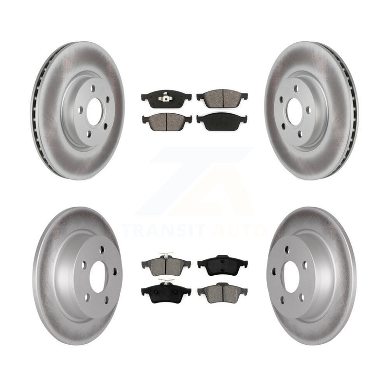 Transit Auto KGS-102297 Disc Brake Kit for 2018-2023 Ford Transit Connect - Front and Rear