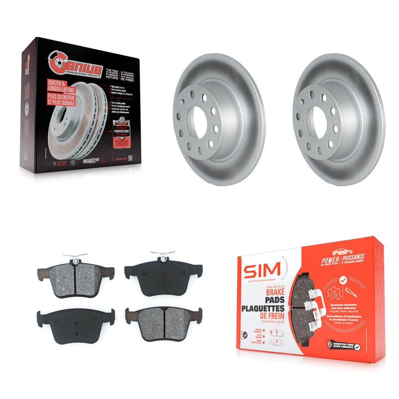 Transit Auto KGS-102305 Disc Brake Kit for 2019-2025 Volkswagen Jetta, Volkswagen Taos - Rear