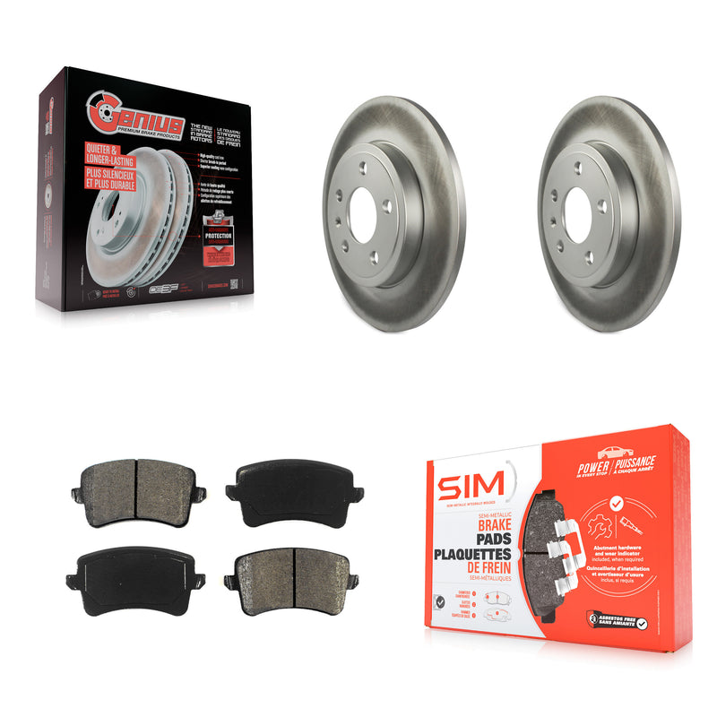 Transit Auto KGS-102311 Disc Brake Kit for 2009 Audi A4 Quattro - Rear