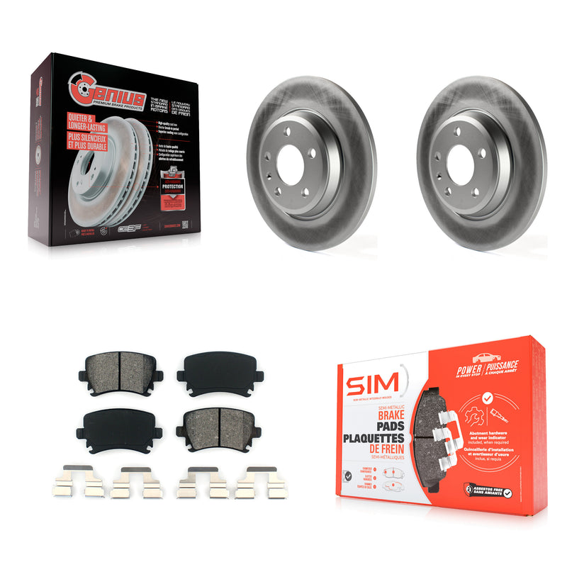 Transit Auto KGS-102312 Disc Brake Kit for 2009 Audi A4 Quattro - Rear