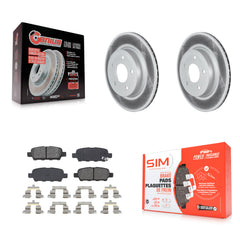 Transit Auto KGS-102320 Disc Brake Kit for 2017-2019 Nissan Rogue Sport, Nissan LEAF, Nissan Qashqai - Rear