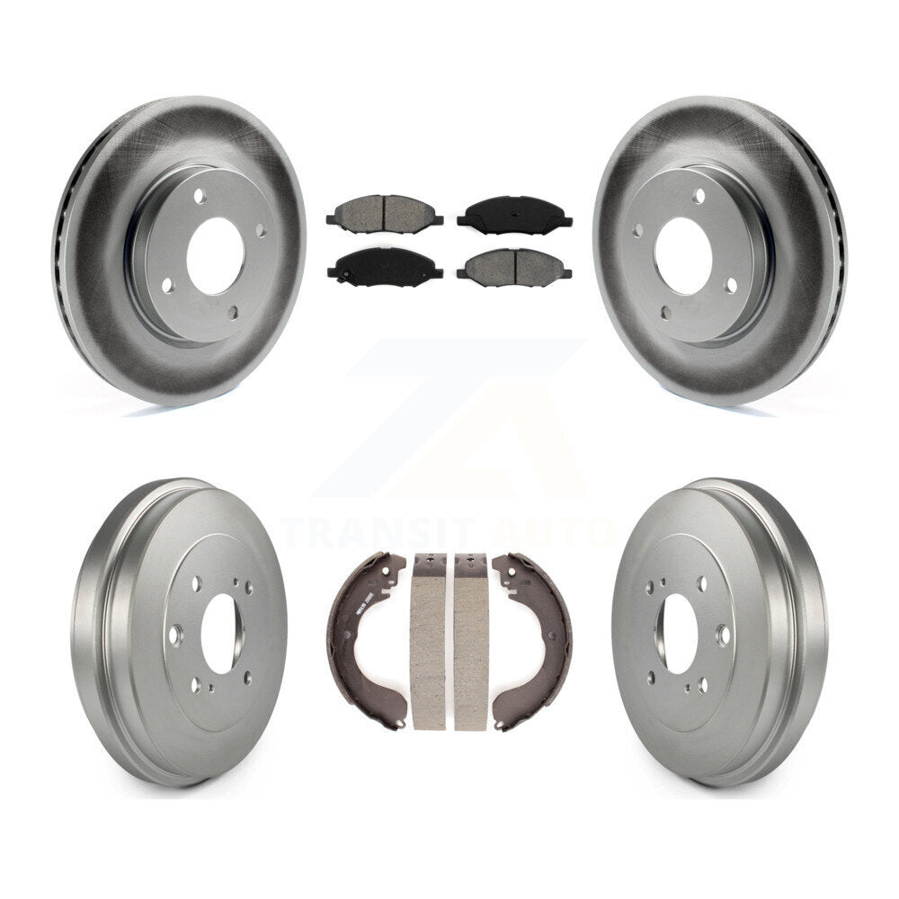 Transit Auto KGS-102323 Disc Brake Kit for 2008 Nissan Versa - Front and Rear