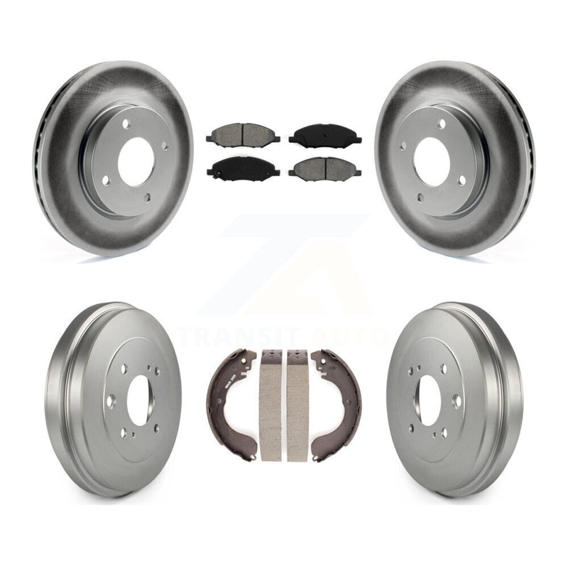 Transit Auto KGS-102323 Disc Brake Kit for 2008 Nissan Versa - Front and Rear