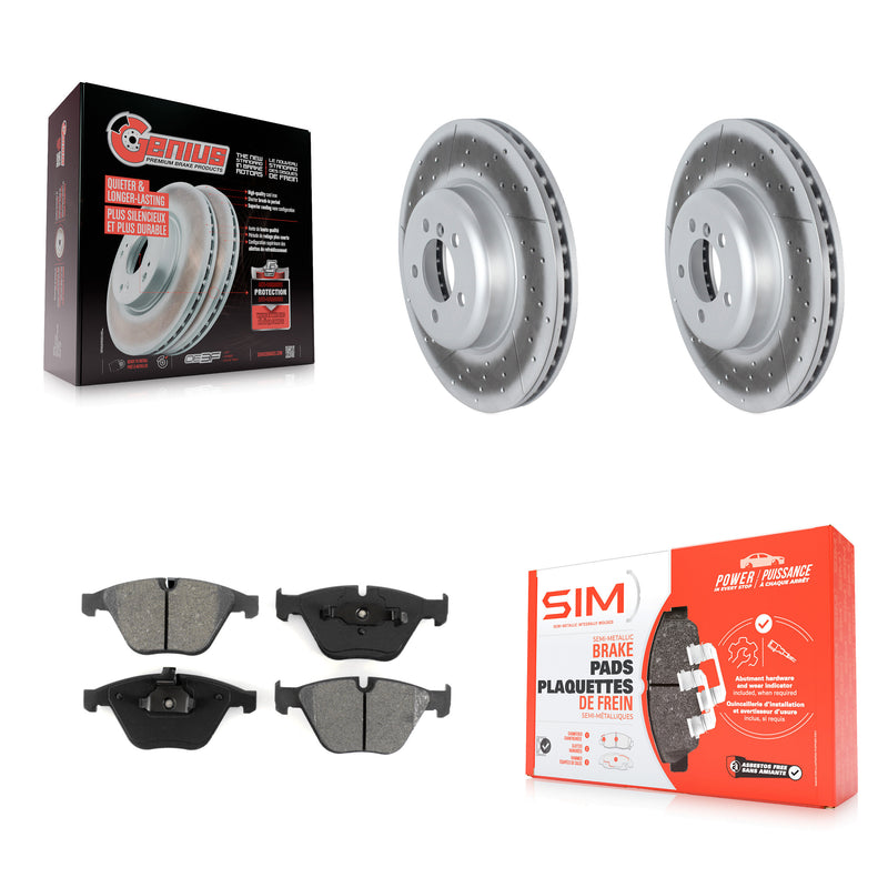 Transit Auto KGS-102331 Disc Brake Kit for 2012 BMW 335i - Front