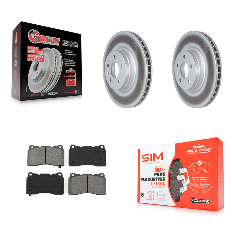Transit Auto KGS-102337 Disc Brake Kit for 2012-2019 Tesla X, Tesla S - Front