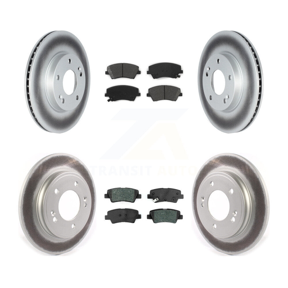 Transit Auto KGS-102339 Disc Brake Kit for 2017-2022 Kia Niro, Hyundai Ioniq - Front and Rear