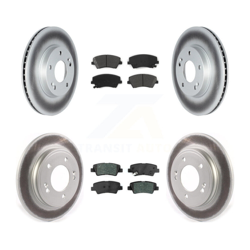 Transit Auto KGS-102339 Disc Brake Kit for 2017-2022 Kia Niro, Hyundai Ioniq - Front and Rear