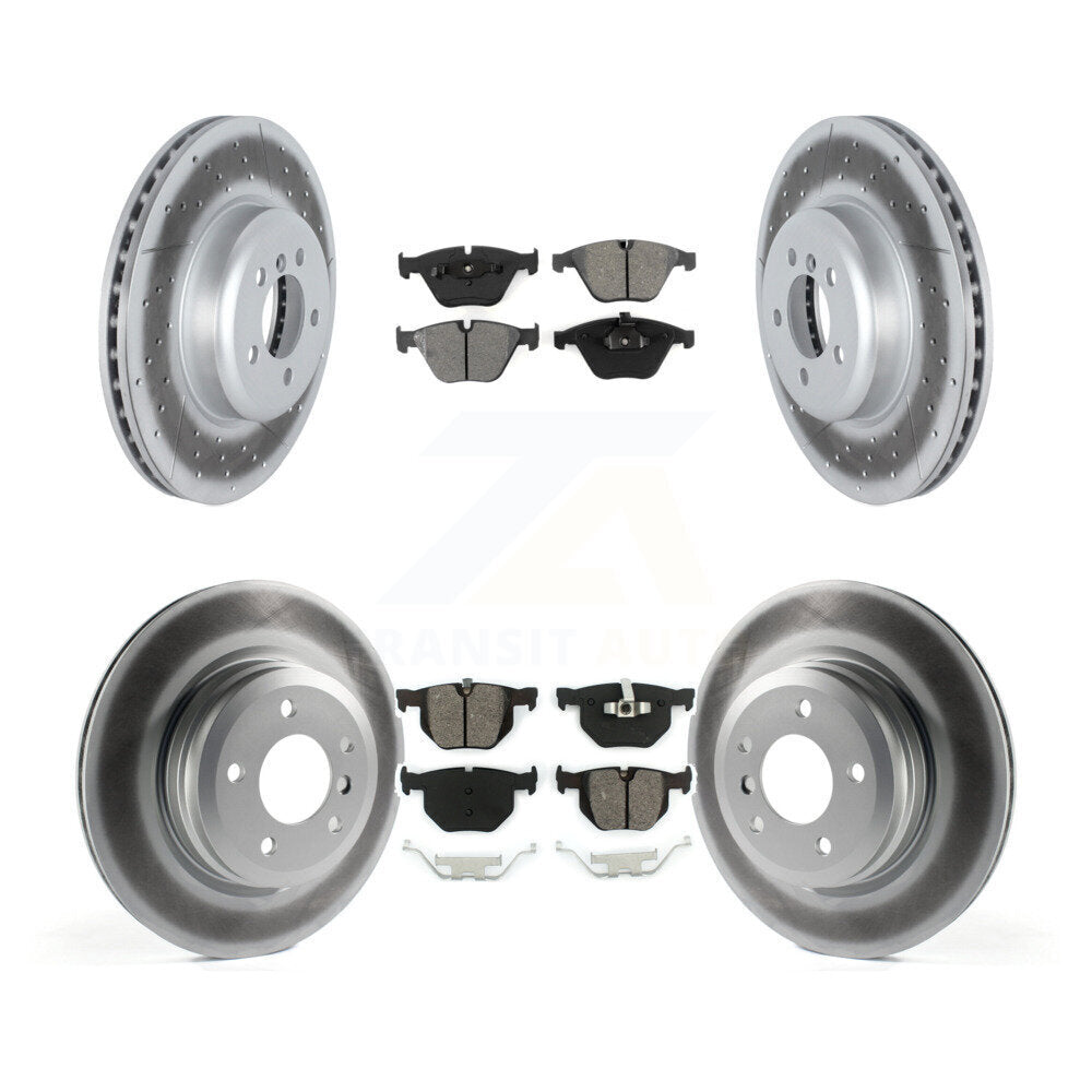 Transit Auto KGS-102345 Disc Brake Kit for 2012 BMW 335i - Front and Rear