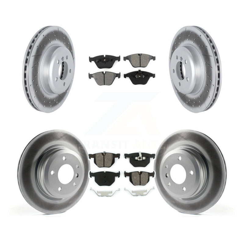 Transit Auto KGS-102345 Disc Brake Kit for 2012 BMW 335i - Front and Rear