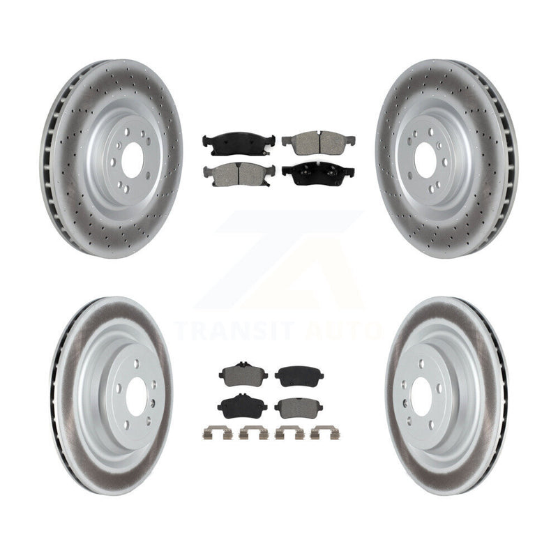 Transit Auto KGS-102349 Disc Brake Kit for 2015-2019 Mercedes-Benz GLS450, Mercedes-Benz ML250 - Front and Rear