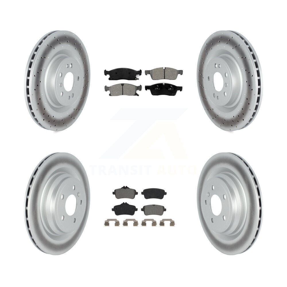 Transit Auto KGS-102351 Disc Brake Kit for 2016-2018 Mercedes-Benz GLE400 - Front and Rear