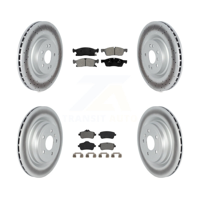Transit Auto KGS-102351 Disc Brake Kit for 2016-2018 Mercedes-Benz GLE400 - Front and Rear