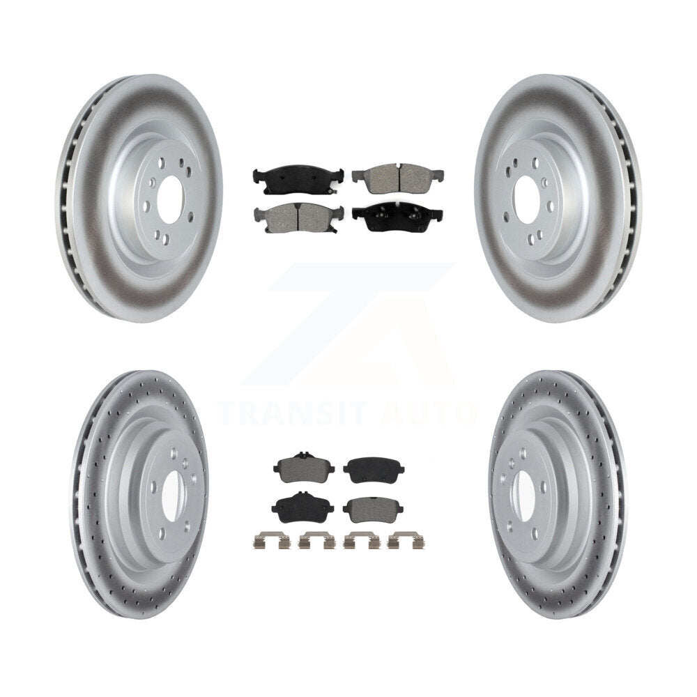 Transit Auto KGS-102352 Disc Brake Kit for 2016-2018 Mercedes-Benz GLE400 - Front and Rear