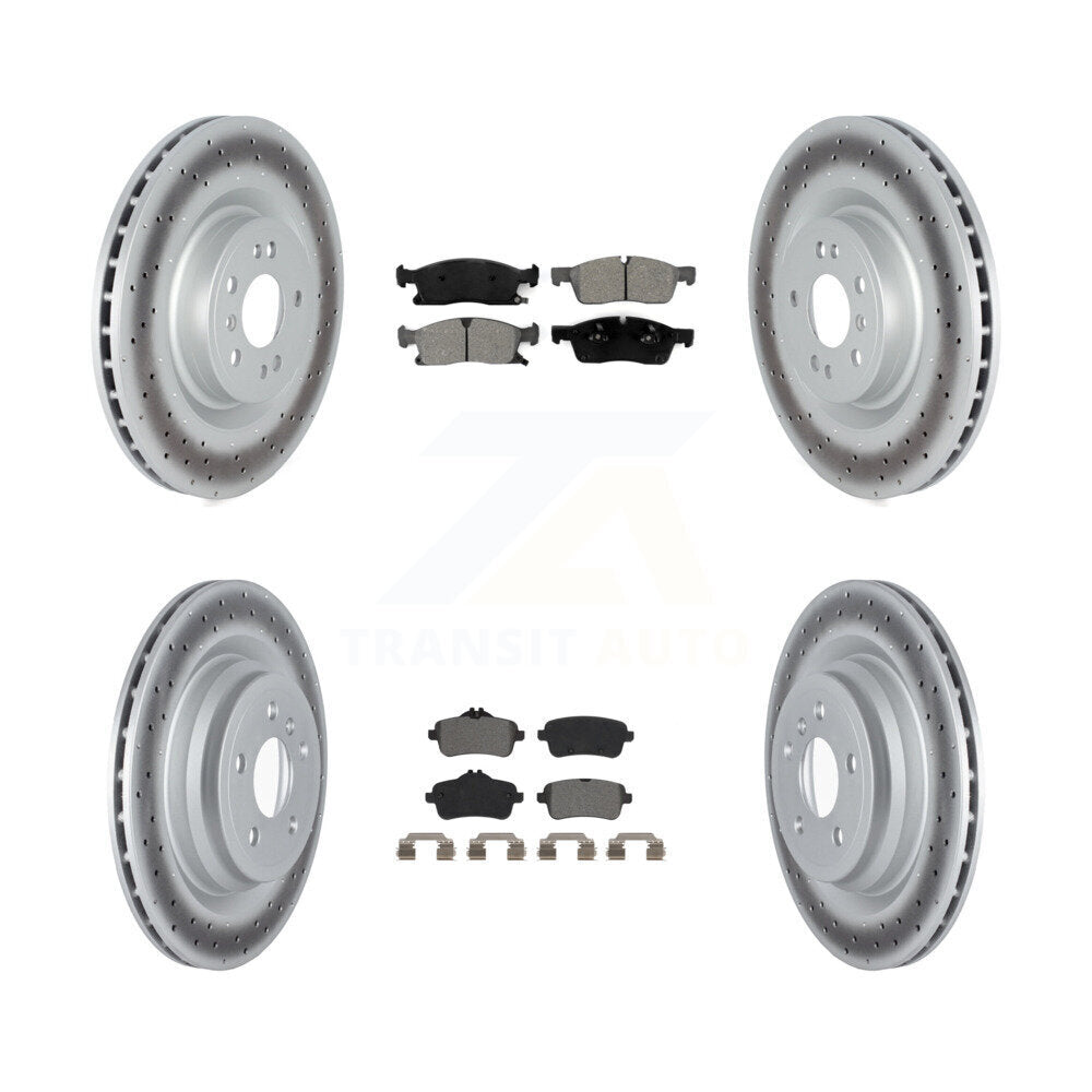 Transit Auto KGS-102353 Disc Brake Kit for 2016-2018 Mercedes-Benz GLE400 - Front and Rear