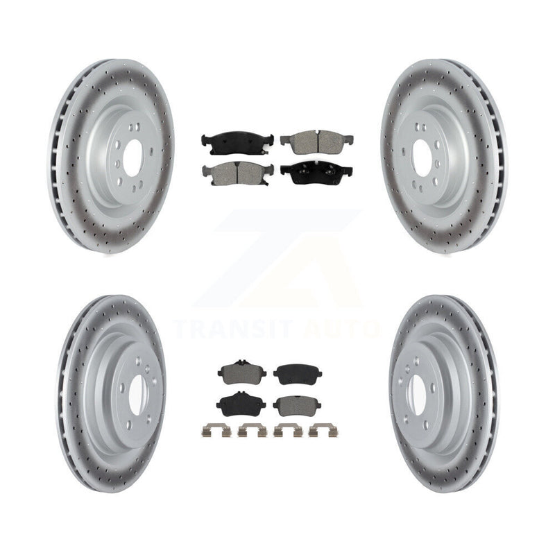 Transit Auto KGS-102353 Disc Brake Kit for 2016-2018 Mercedes-Benz GLE400 - Front and Rear