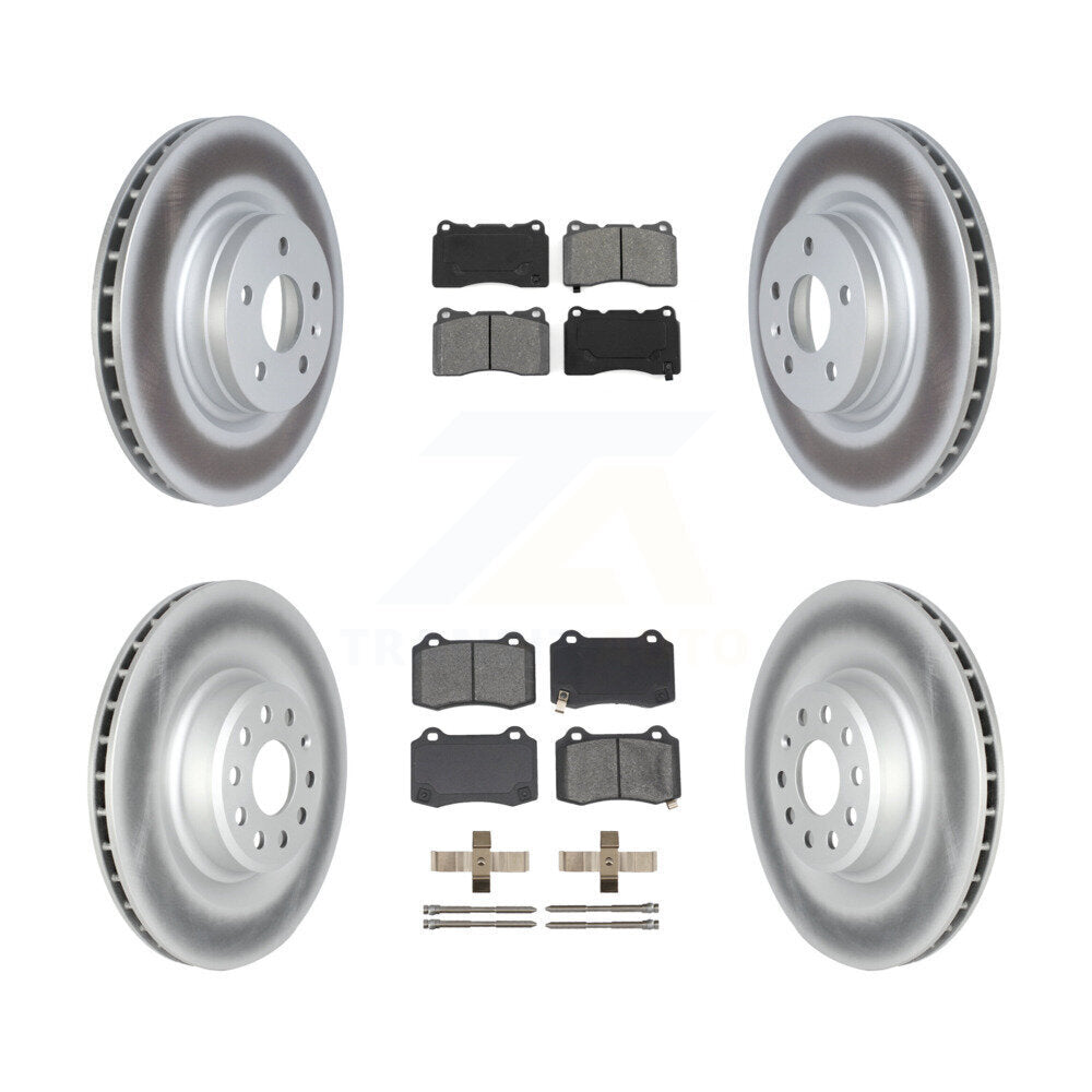 Transit Auto KGS-102354 Disc Brake Kit for 2016 Tesla S - Front and Rear