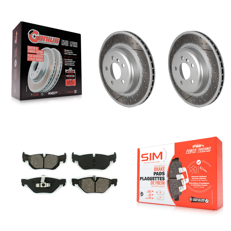 Transit Auto KGS-102357 Disc Brake Kit for 2013 BMW 328i xDrive - Rear