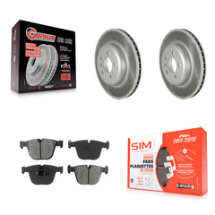 Transit Auto KGS-102360 Disc Brake Kit for 2010-2017 BMW ActiveHybrid 7, BMW 740Li xDrive and More - Rear