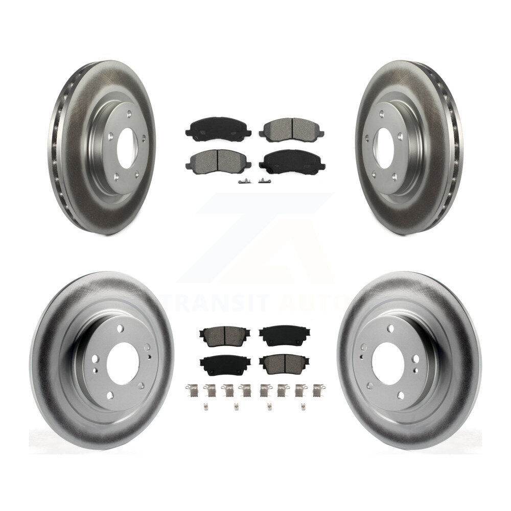 Transit Auto KGS-102364 Disc Brake Kit for 2017-2020 Mitsubishi Outlander - Front and Rear