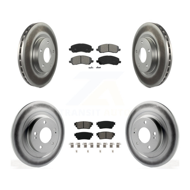 Transit Auto KGS-102364 Disc Brake Kit for 2017-2020 Mitsubishi Outlander - Front and Rear
