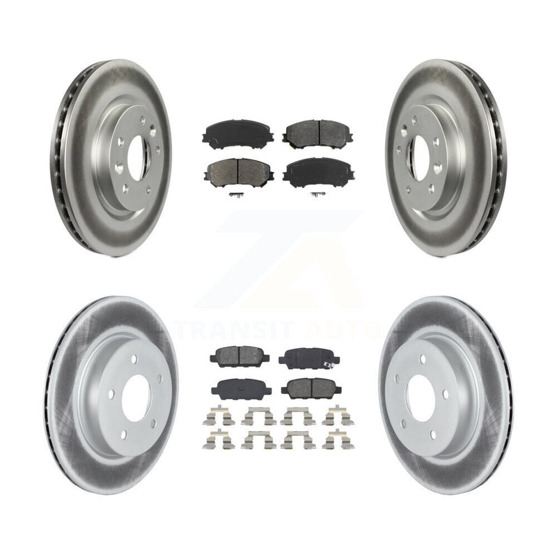Transit Auto KGS-102365 Disc Brake Kit for 2017-2019 Nissan Rogue Sport, Nissan Qashqai - Front and Rear