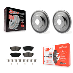 Transit Auto KGS-102367 Disc Brake Kit for 2017-2022 Mitsubishi Eclipse Cross, Mitsubishi Outlander PHEV, Mitsubishi Outlander - Rear