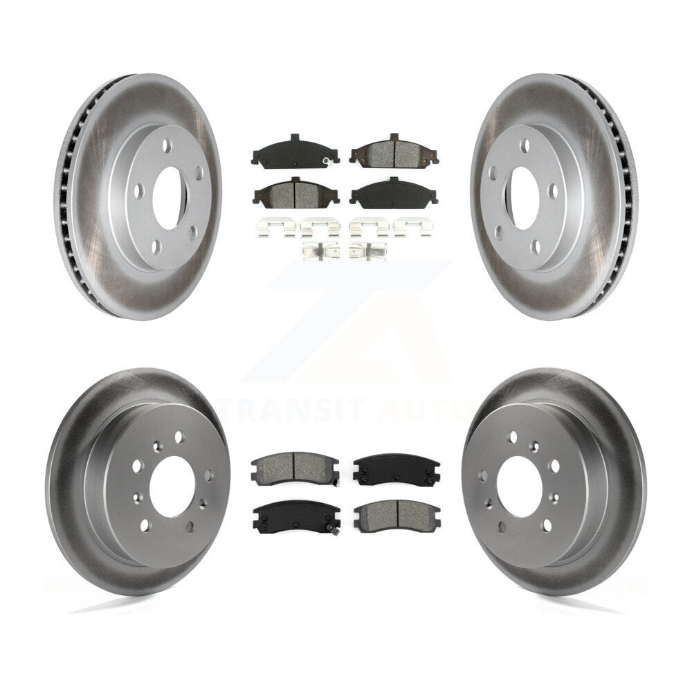 Transit Auto KGS-102377 Disc Brake Kit for 1999-2005 Oldsmobile Alero, Pontiac Grand Am - Front and Rear