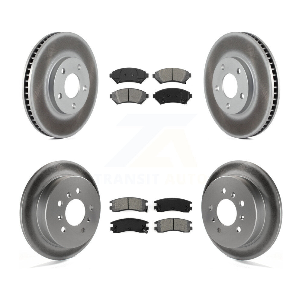 Transit Auto KGS-102378 Disc Brake Kit for 1998-2005 Chevrolet Impala, Chevrolet Monte Carlo, Oldsmobile Intrigue - Front and Rear