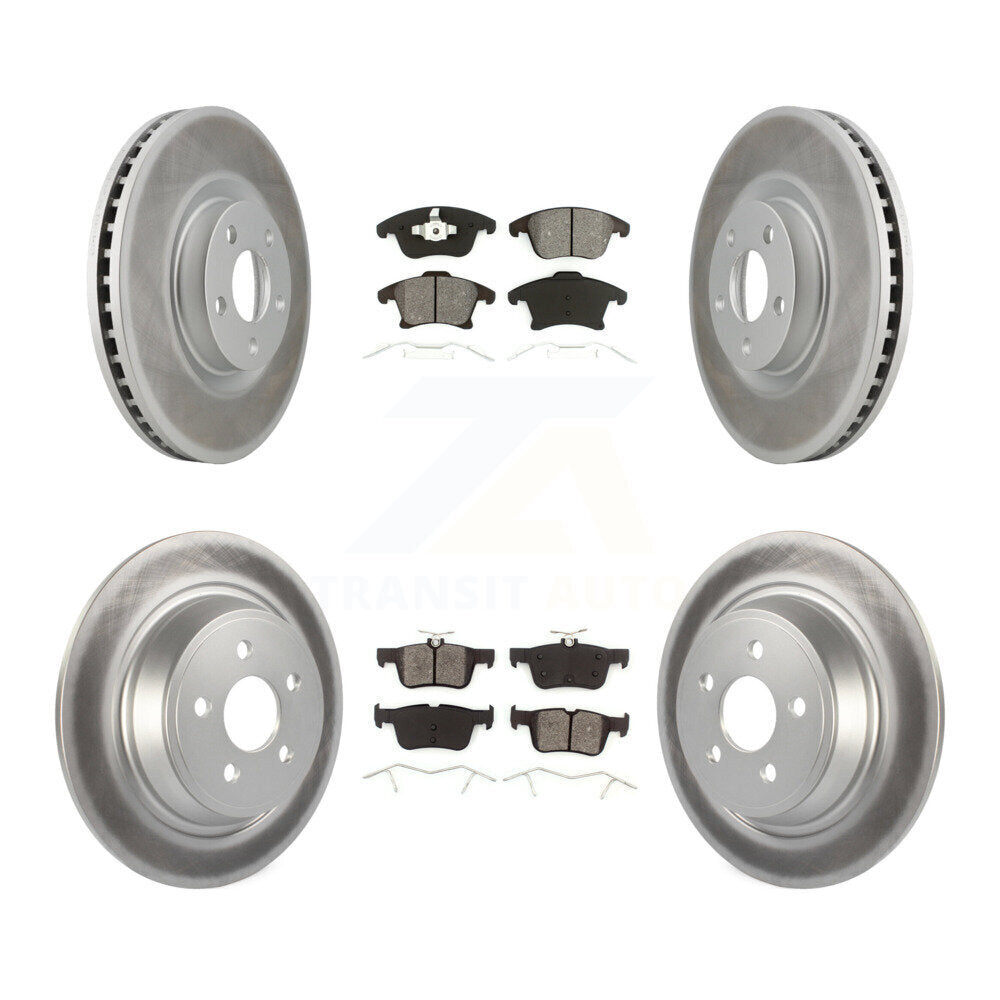 Transit Auto KGS-102379 Disc Brake Kit for 2019-2020 Ford SSV Plug-In Hybrid - Front and Rear