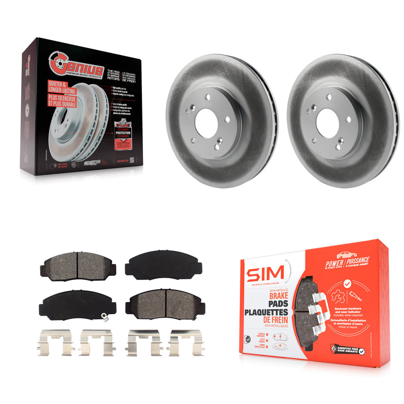 Transit Auto KGS-102382 Disc Brake Kit for 2005-2007 Honda Accord - Front