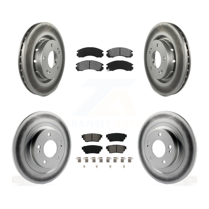 Transit Auto KGS-102392 Disc Brake Kit for 2018-2022 Mitsubishi Outlander PHEV - Front and Rear