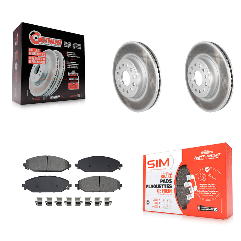Transit Auto KGS-102407 Disc Brake Kit for 2019-2024 Ram 1500 - Front