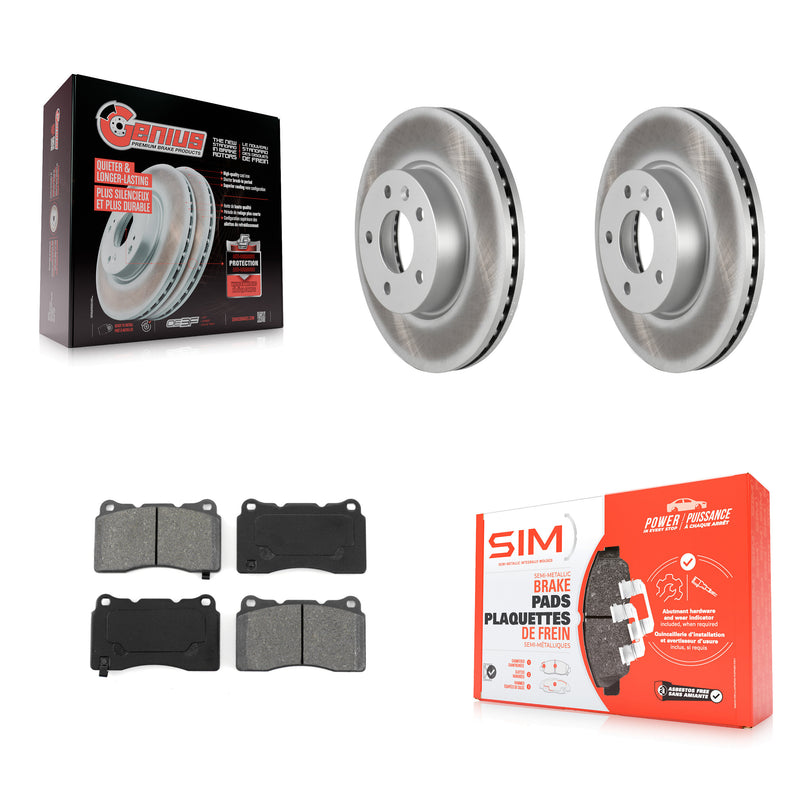 Transit Auto KGS-102408 Disc Brake Kit for 2019 Cadillac ATS - Front