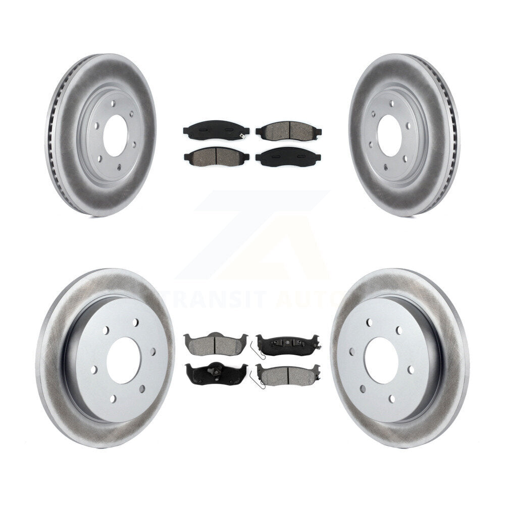 Transit Auto KGS-102412 Disc Brake Kit for 2007 Nissan TITAN - Front and Rear