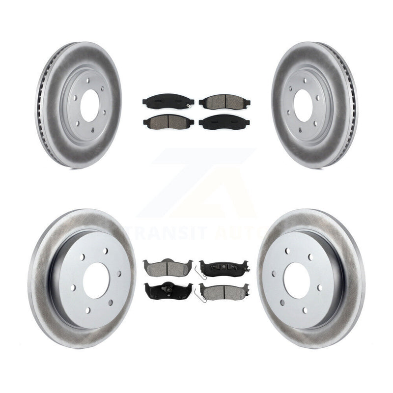 Transit Auto KGS-102412 Disc Brake Kit for 2007 Nissan TITAN - Front and Rear