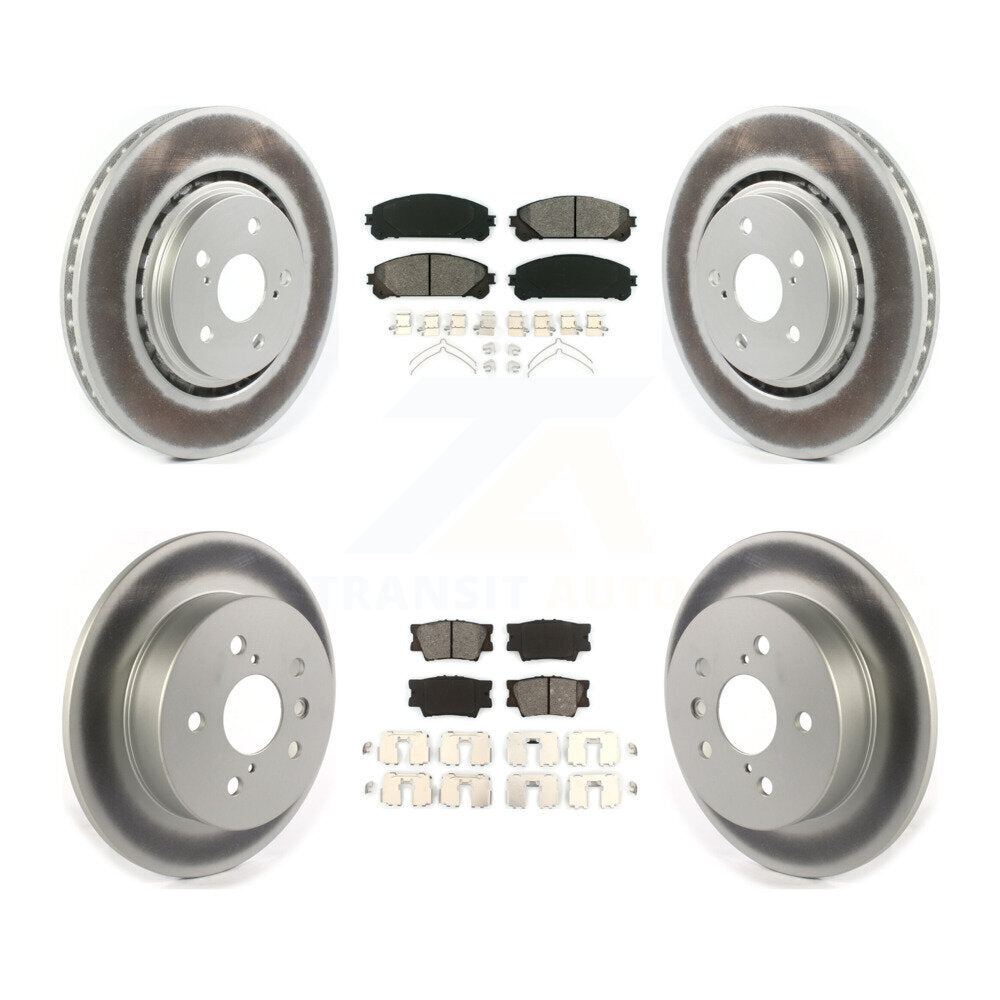 Transit Auto KGS-102413 Disc Brake Kit for 2022 Toyota Camry - Front and Rear