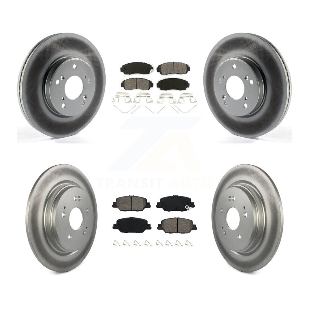 Transit Auto KGS-102415 Disc Brake Kit for 2020 Honda CR-V - Front and Rear