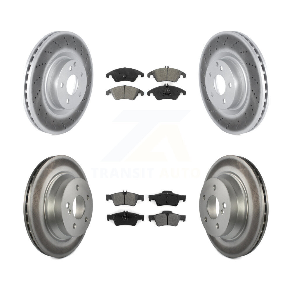 Transit Auto KGS-102420 Disc Brake Kit for 2015-2016 Mercedes-Benz E400 - Front and Rear