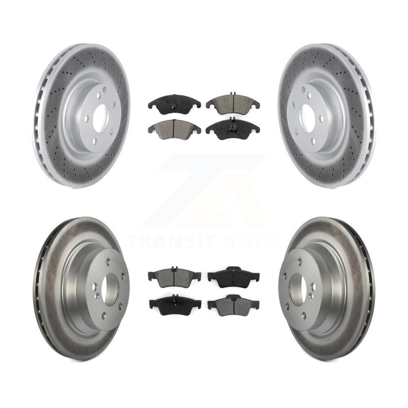 Transit Auto KGS-102420 Disc Brake Kit for 2015-2016 Mercedes-Benz E400 - Front and Rear