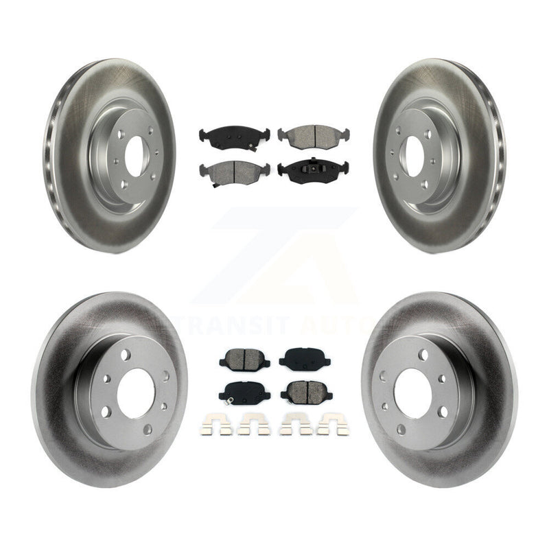 Transit Auto KGS-102426 Disc Brake Kit for 2018-2019 Fiat 500 - Front and Rear