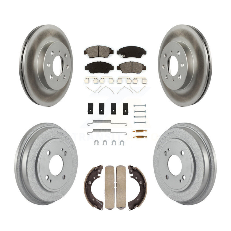 Transit Auto KGS-102430 Disc Brake Kit for 2004-2005 Honda Civic - Front and Rear