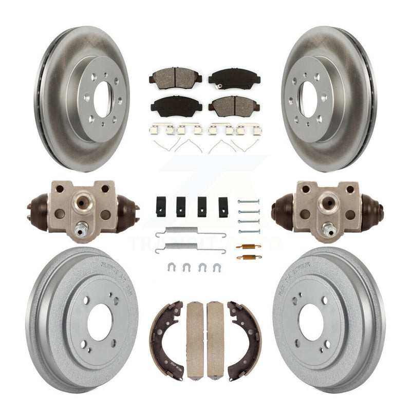 Transit Auto KGS-102432 Disc Brake Kit for 2004-2005 Honda Civic - Front and Rear
